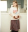 PLEATED PLAID SKIRT