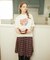 PLEATED PLAID SKIRT