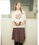 PLEATED PLAID SKIRT