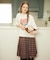 PLEATED PLAID SKIRT