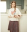 PLEATED PLAID SKIRT
