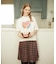 PLEATED PLAID SKIRT