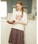 PLEATED PLAID SKIRT