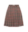 PLEATED PLAID SKIRT