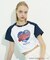 MILKFED. x ANGEL BLUE COMPACT B/B TEE