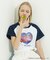 MILKFED. x ANGEL BLUE COMPACT B/B TEE