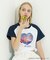 MILKFED. x ANGEL BLUE COMPACT B/B TEE