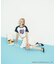 MILKFED. x ANGEL BLUE COMPACT B/B TEE