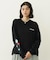 FLOWER PRINT WIDE L/S TEE