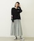 FLOWER PRINT WIDE L/S TEE