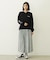 FLOWER PRINT WIDE L/S TEE