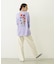 FLOWER PRINT WIDE L/S TEE