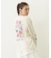 FLOWER PRINT WIDE L/S TEE