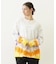TIE DYED JAGGED PATTERN L/S TEE