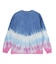 TIE DYED JAGGED PATTERN L/S TEE