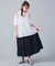 GATHERED SALOPETTE SKIRT