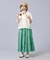 GATHERED SALOPETTE SKIRT