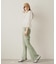 WAFFLE FLARE PANTS