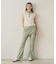 WAFFLE FLARE PANTS