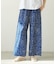 FLORAL WIDE PANTS