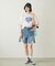 DISTRESSED DENIM SHORTS