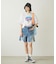 DISTRESSED DENIM SHORTS
