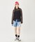 DISTRESSED DENIM SHORTS
