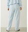 EMBROIDERY TUCK SWEAT PANTS