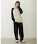 EMBROIDERY TUCK SWEAT PANTS