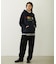 EMBROIDERY TUCK SWEAT PANTS