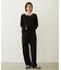 EMBROIDERY TUCK SWEAT PANTS