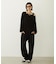 EMBROIDERY TUCK SWEAT PANTS