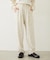 EMBROIDERY TUCK SWEAT PANTS