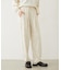 EMBROIDERY TUCK SWEAT PANTS