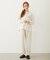 EMBROIDERY TUCK SWEAT PANTS