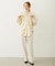 EMBROIDERY TUCK SWEAT PANTS