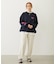 EMBROIDERY TUCK SWEAT PANTS