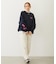 EMBROIDERY TUCK SWEAT PANTS