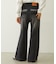 FLARED DENIM PANTS
