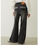 FLARED DENIM PANTS