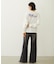 FLARED DENIM PANTS