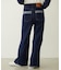 FLARED DENIM PANTS