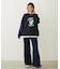 FLARED DENIM PANTS
