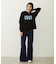 FLARED DENIM PANTS