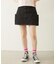 PANELED POCKET DENIM MINI SKIRT