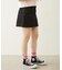PANELED POCKET DENIM MINI SKIRT