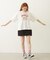 PANELED POCKET DENIM MINI SKIRT