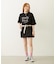 PANELED POCKET DENIM MINI SKIRT