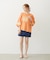 PANELED POCKET DENIM MINI SKIRT
