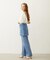 PANELED POCKET DENIM MINI SKIRT
